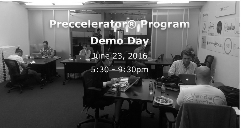 Preccelerator Demo Day Homepage