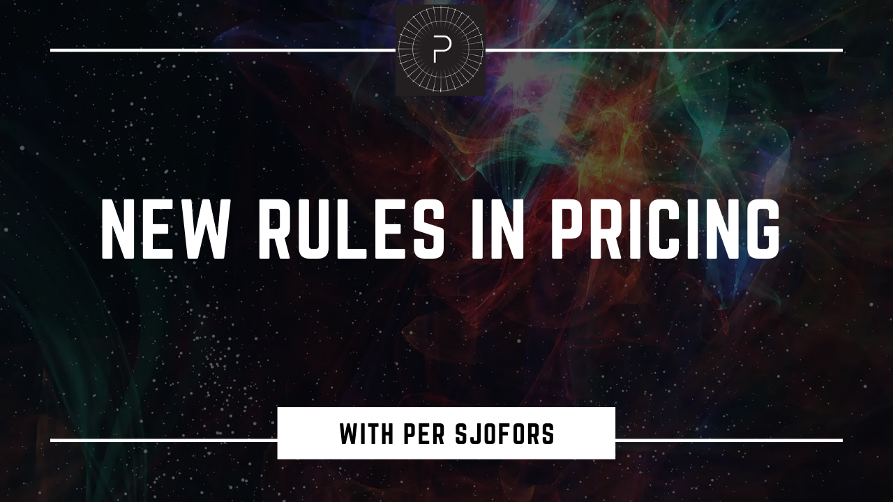 New Rules in Pricing with Per Sjofors